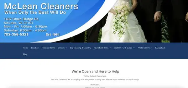 McLean Cleaners Before