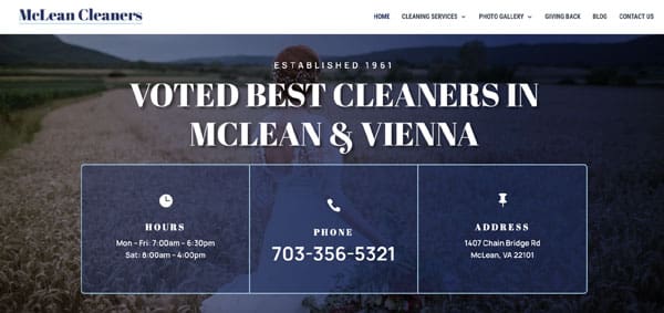 McLean Cleaners After