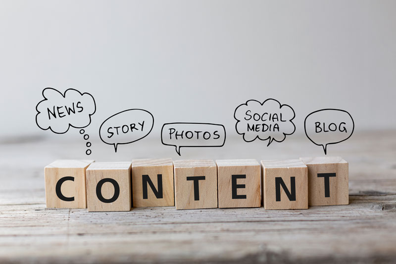 Content marketing News, Story Photos Social Media & Blogs