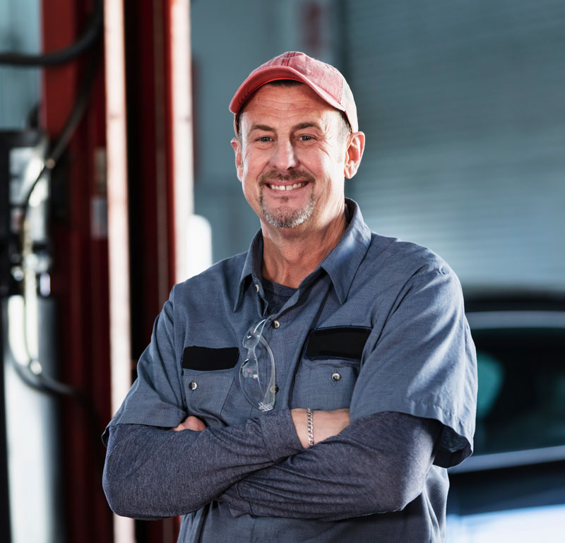 Auto Body Technician smiling