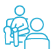 psychiatrist with patient Icon