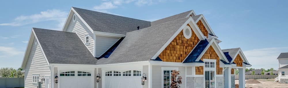 view of beautiful homes new roof