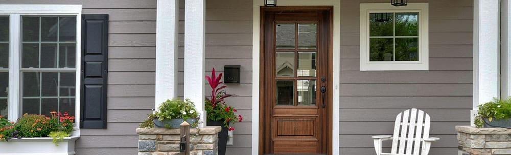 close up image of a home with new siding