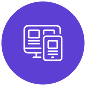 Responsive website icon